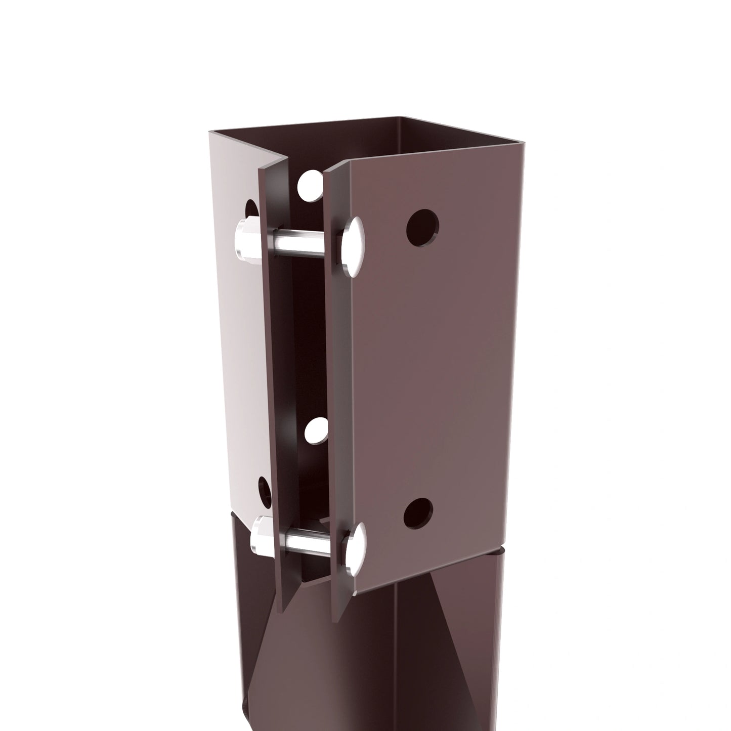 Swift Klem Reparatie Spur 75x75mm Poeder Gecoat
