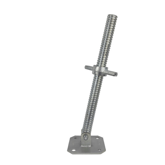 Scaffolding swivel adjustable levelling base jack