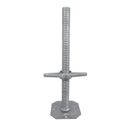 Scaffolding adjustable levelling base jack