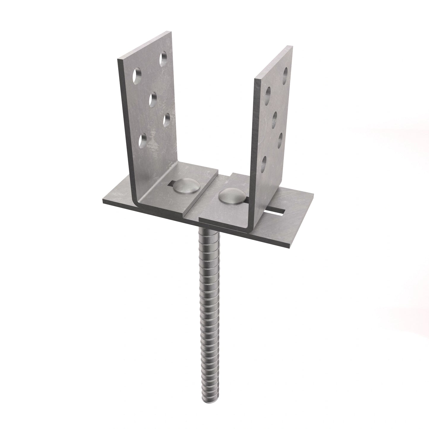 Adjustable Width U Post Support with TMT Rod