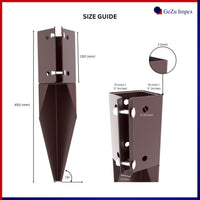 Swift Klem Reparatie Spur 75x75mm Poeder Gecoat