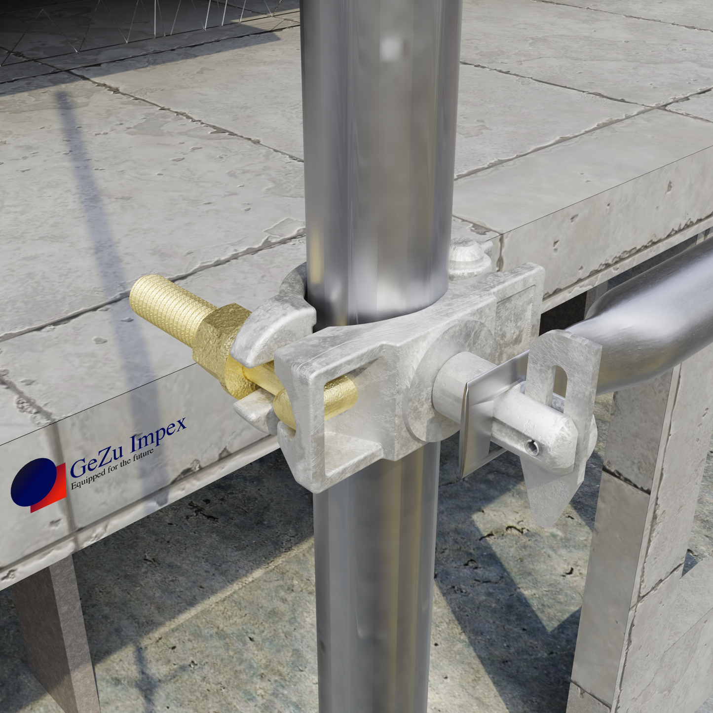 Coupler with Bolt Clamp for scaffolding