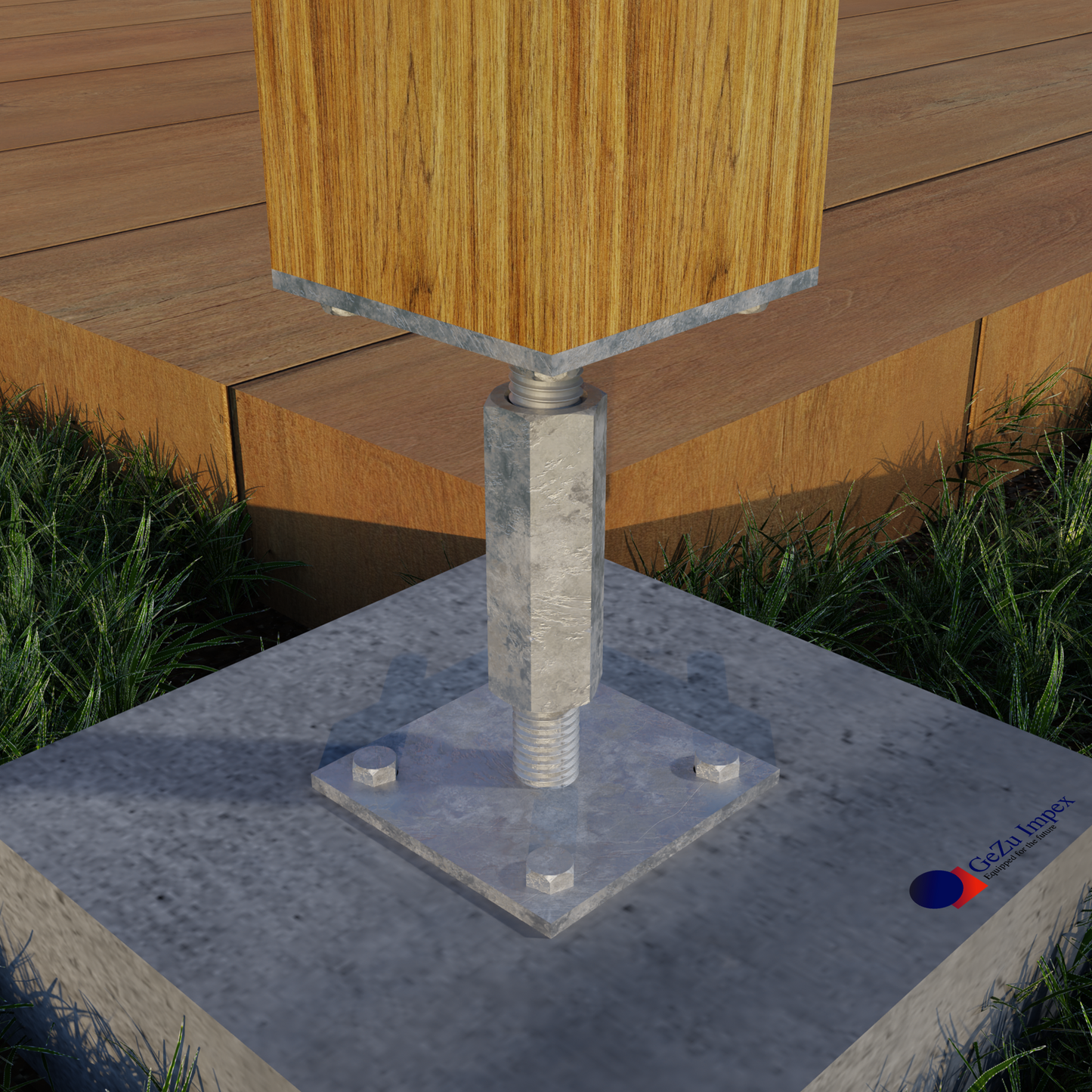 Adjustable Post Support