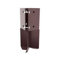 Supporto per Palo da Cementare con Morsetto Rapido 75x75mm Verniciato a Polvere
