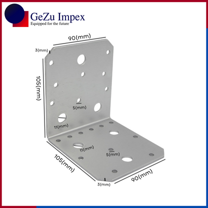 Angle Bracket perforated corner braces brackets connector wood