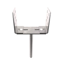 Adjustable Width U Post Support with TMT Rod