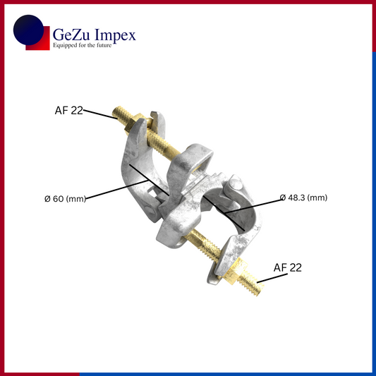 Swivel scaffolding coupler clamp