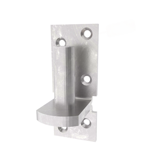 Gate hinge mounting bracket